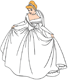 Cinderella in wedding dress