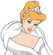 Cinderella in wedding dress