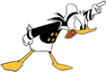 Donald Duck yelling