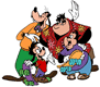 Goof Troop's Goofy, Pete, PJ, Max