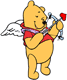 Winnie the Pooh as Cupid