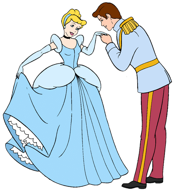 Cinderella and Prince Charming Clip Art 2 | Disney Clip Art Galore