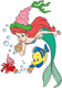 Ariel, Flounder, Sebastian