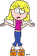 Lizzie shrugging