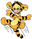 Baby Tigger bouncing