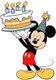 Mickey Mouse birthday cake