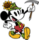 Mickey Mouse hiking