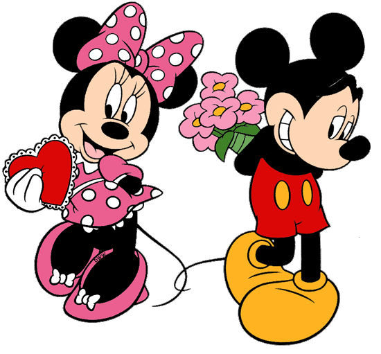 disney,happy valentines day Langarmshirts Mickey und Minnie mouse in love 