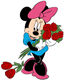 Minnie Mouse bouquet of roses
