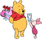 Winnie the Pooh, Piglet exchanging valentines