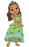 Princess Camila with her wand