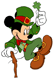 Mickey Mouse St-Patrick's Day