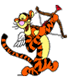 Tigger as Cupid