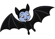 Vampirina as a bat