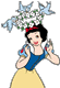 Snow White, birds