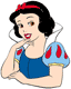 Snow White's face