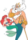 King Triton, Ariel