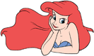 Ariel looking mischievous