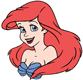 Ariel's smiling face
