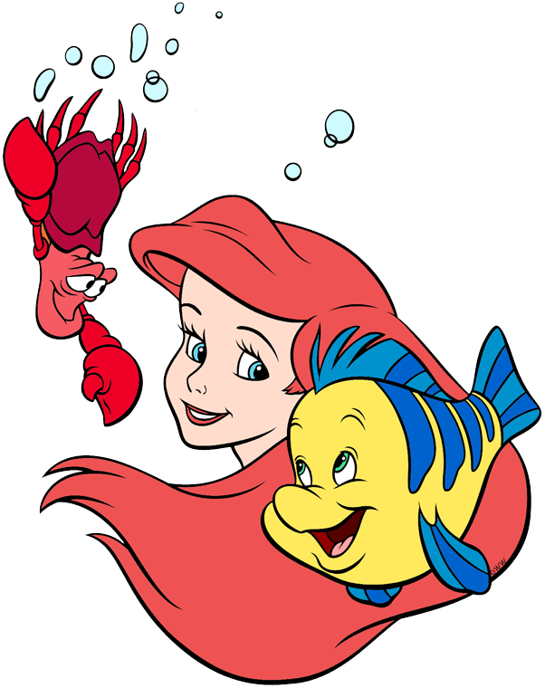 Ariel and Friends Clip Art | Disney Clip Art Galore