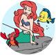 Ariel, Flounder, Sebastian