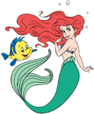 Ariel and Flounder