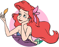 Ariel plucking petals