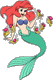 Ariel, seahorses