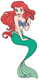 Ariel playing with hair