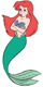 Ariel with crossed arms