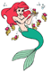 Ariel, seahorses