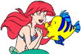 Ariel, Flounder laughing