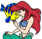 Ariel, Flounder
