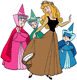 Aurora, Flora, Fauna, Merryweather