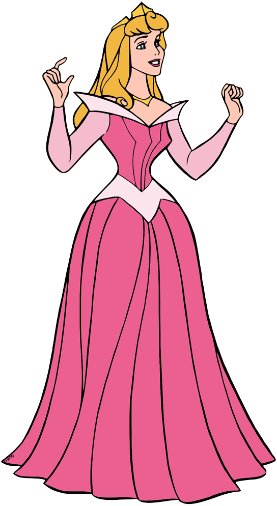 Sleeping Beauty's Aurora Clip Art 3 | Disney Clip Art Galore