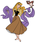 Briar Rose with friend Owl