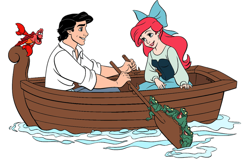 all-original. transparent images of Ariel, Eric, Max, Scuttle and Sebastian...