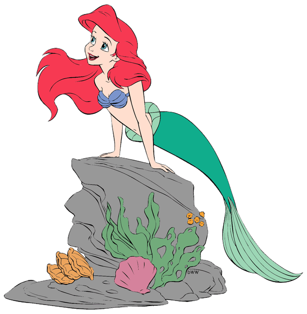 Mermaid Ariel Clip Art 5 | Disney Clip Art Galore
