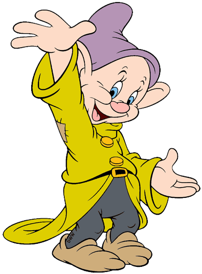 all-original. transparent images of Dopey from Disney's Snow White and...