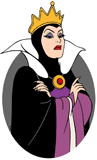 The Evil Queen with her arms crossed
