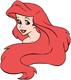 Ariel's face