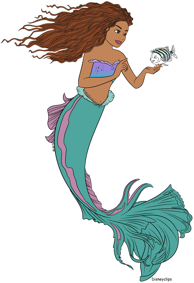 The Little Mermaid LiveAction Clip Art (PNG Images) Disney Clip Art