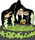 The Witch dipping the poisoned apple in the potion