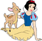 Snow White, deer