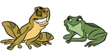 Tiana, Naveen as frogs