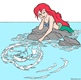 Ariel imagining Eric in the water