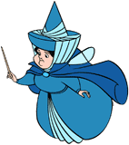 Merryweather with her magic wand