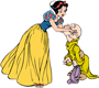 Snow White kissing Dopey