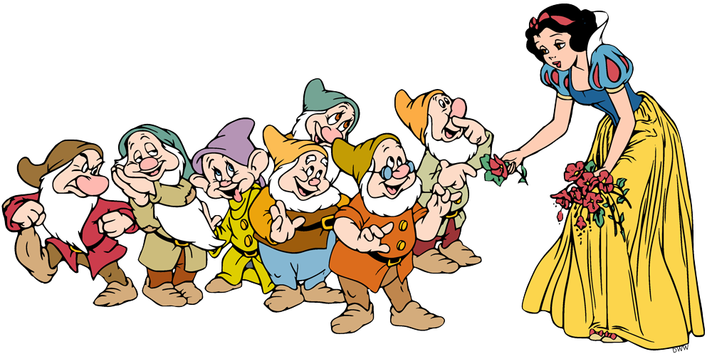 snow white and the seven dwarfs png