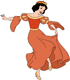 Snow White dancing